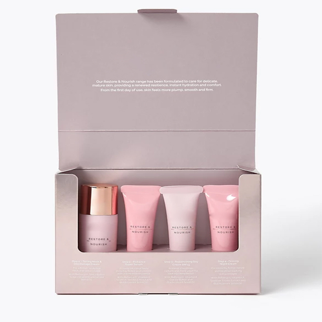 Opvouwbare lege cosmetische doos