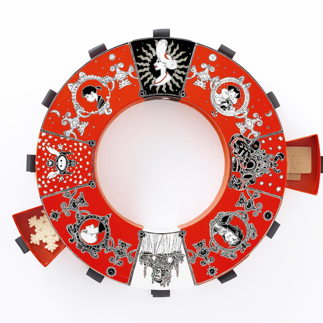 Runde adventskalenderbokser