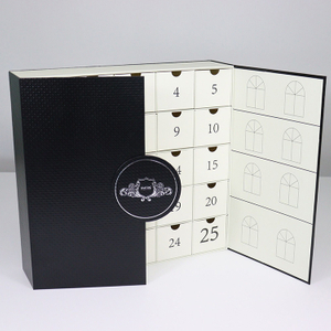 Black Leather Advent Calendar Box
