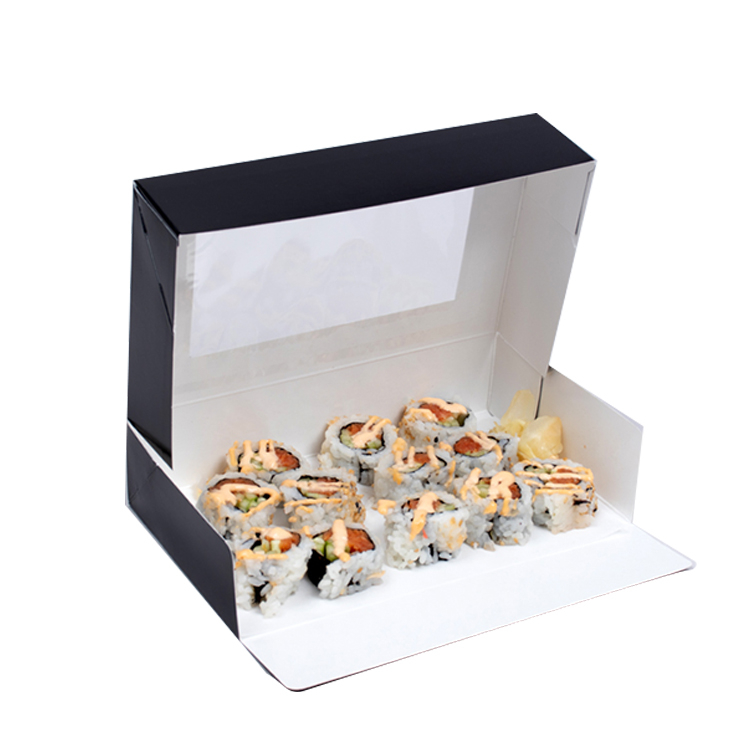 sushi packaging boxes with window