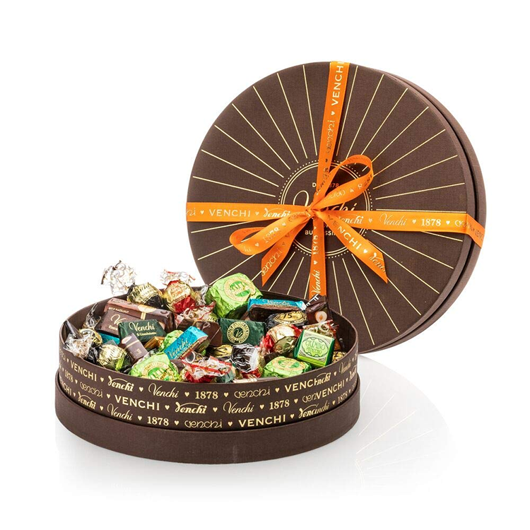 chocolate box packaging with lid
