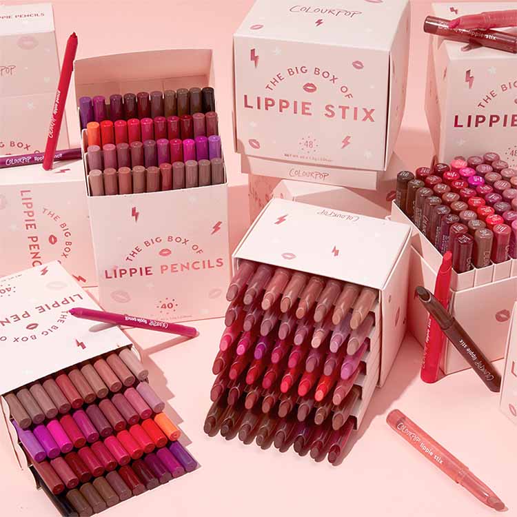 empty lipstick gift box