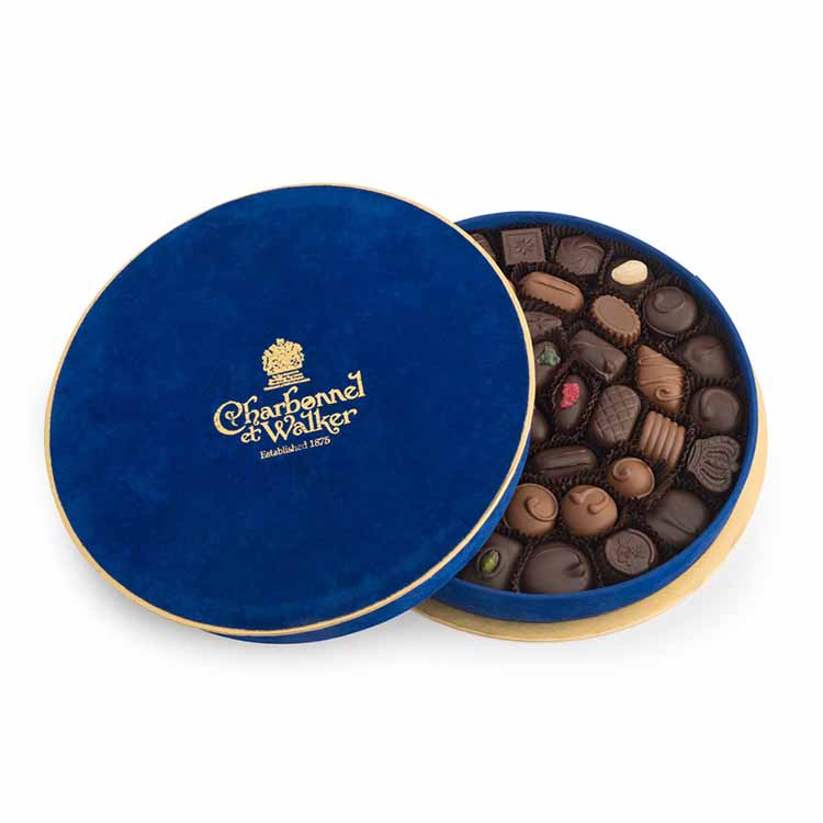 chocolate box packaging with lid